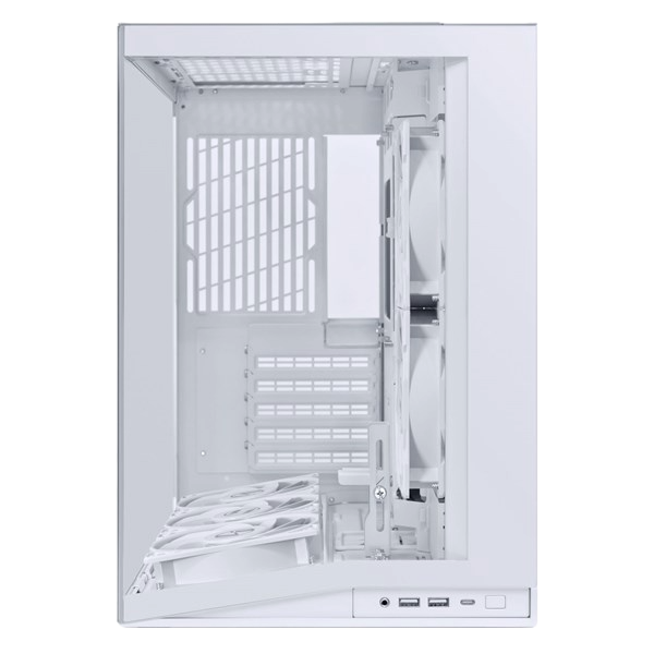 Lian Li O11 Dynamic Mini V2 Flow Mid-Tower ATX Case in White - CCL